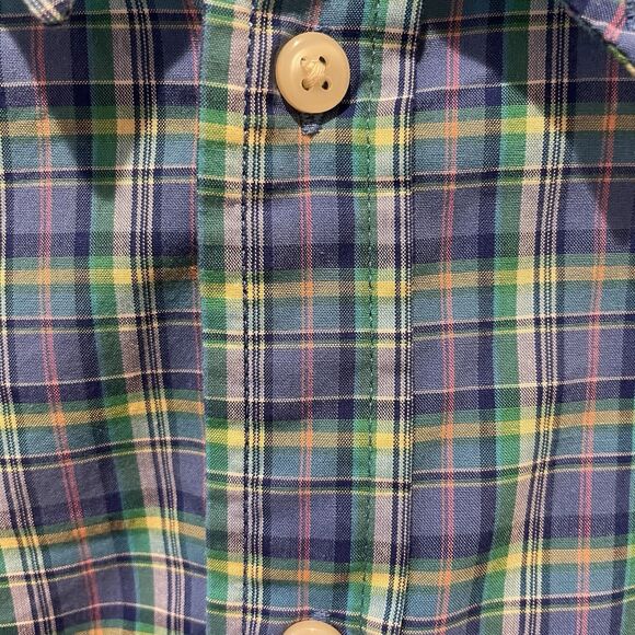 Polo Ralph Lauren Boys Long Sleeve Plaid Button-Down Shirt, Size Large (14-16) - Picture 5 of 7